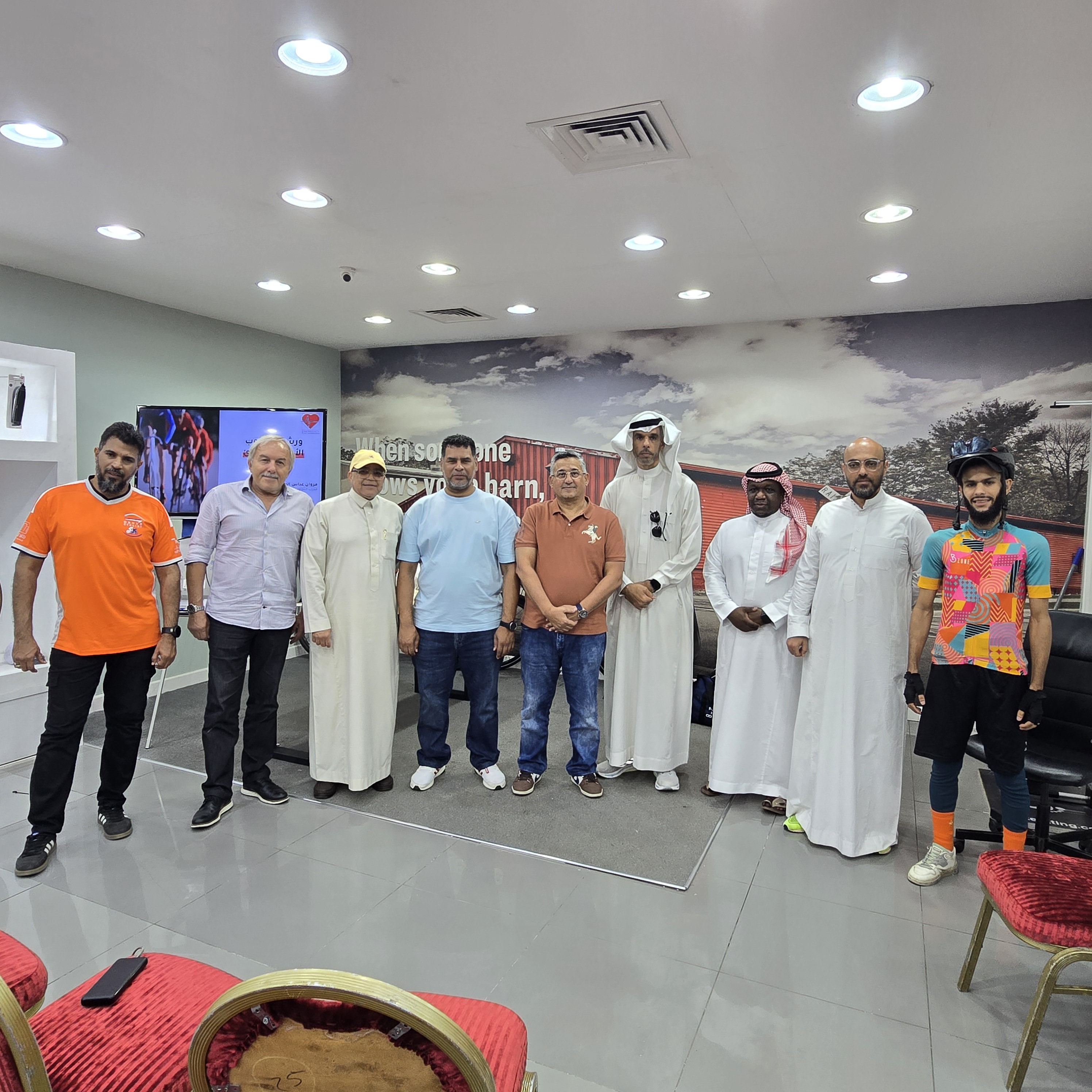 ورشة التجارب الاولى  الطواري للدراجين